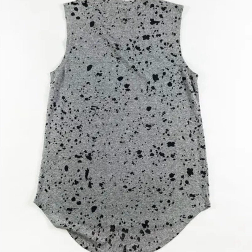 Michael Stars Short sleeve muscle tee- SPECKLED MESH